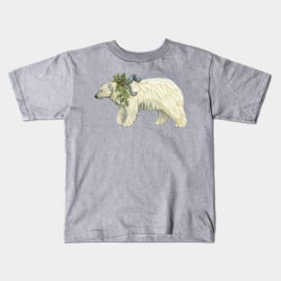 Winter Bear, White Kids T-Shirt